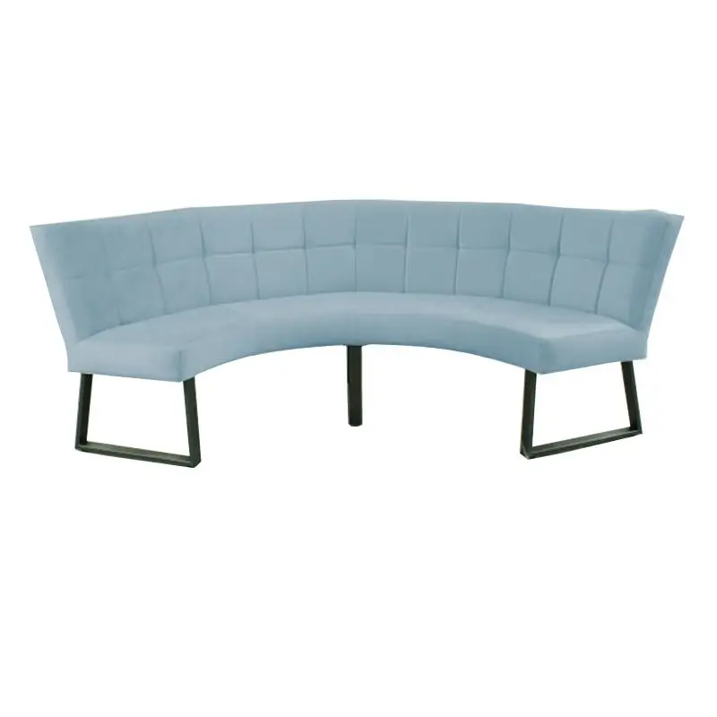 Gereduceerde Prijs Eetkamerbank - Amsterdam - stof Element lichtblauw 16 - geschikt voor tafel 150 cm