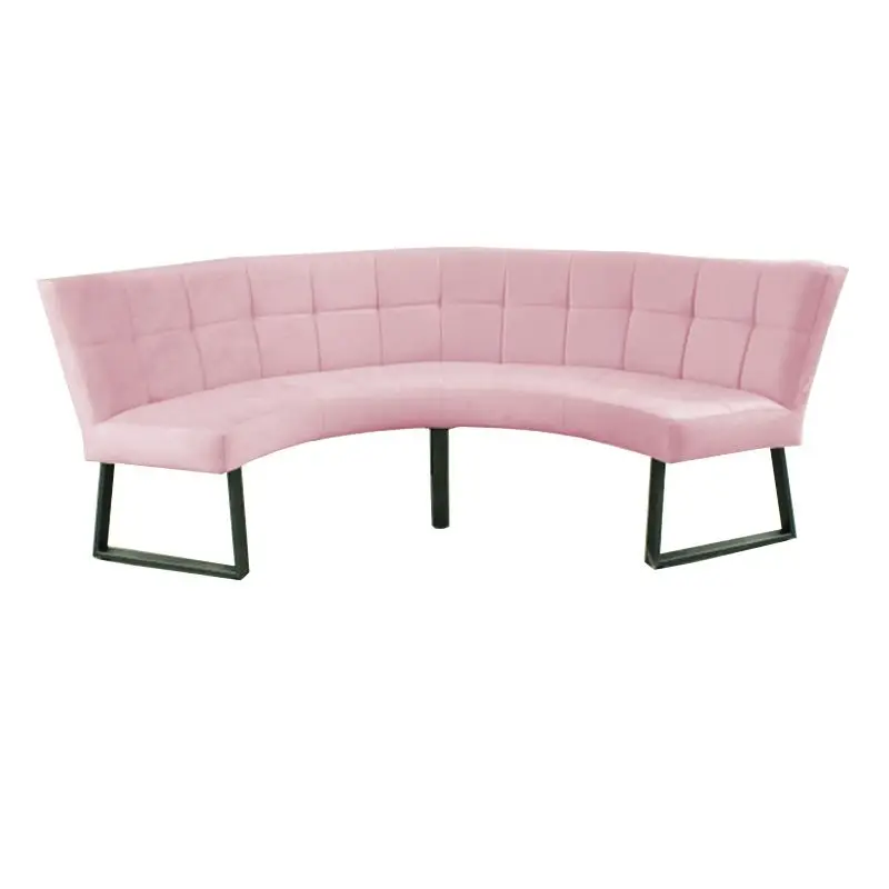 Eetkamerbank - Amsterdam - stof Element lichtroze 18 - geschikt voor tafel 150 cm Laatste Kans