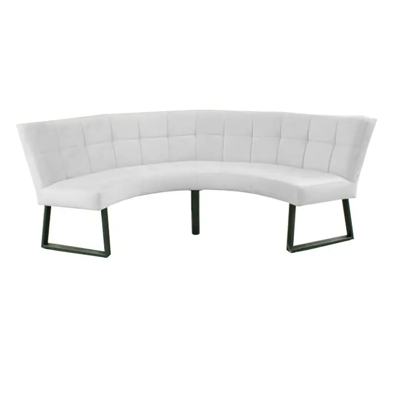 Direct Verzonden Eetkamerbank - Amsterdam - stof Element steengrijs 24 - geschikt voor tafel 150 cm