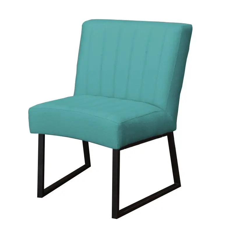 Eetkamerstoel - Hengelo - geschikt voor ronde tafel - stof Element turquoise 15 Gereduceerde Prijs