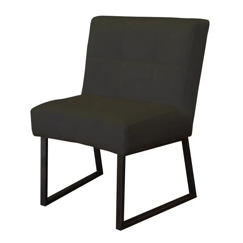 Betaalbaar Eetkamerstoel - Amsterdam - geschikt voor ronde tafel - stof Element antraciet 02
