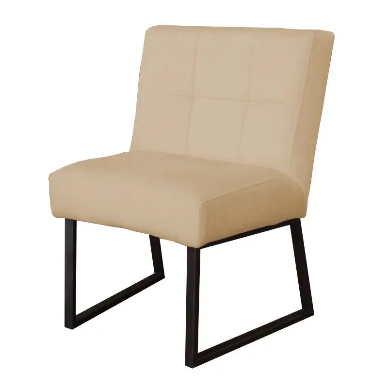 Rechtstreeks Van De Fabrikant Eetkamerstoel - Amsterdam - geschikt voor ronde tafel - stof Element beige 06