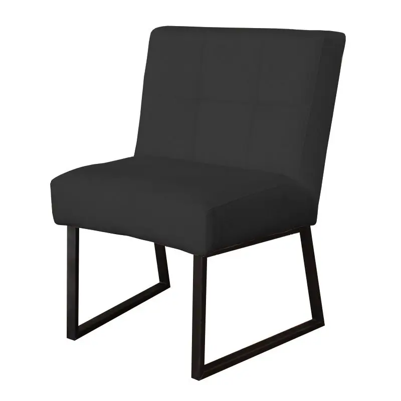 Eetkamerstoel - Amsterdam - geschikt voor ronde tafel - stof Element donkergrijs 22 Veilige Betaling