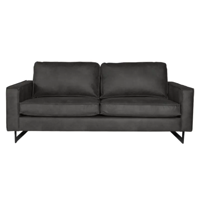 3 zitsbank - Riverdance - leer Colorado antraciet 01 Aanbieding