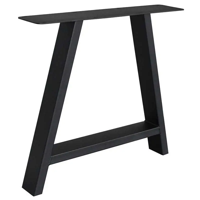 Industrieel onderstel A-poot - Zwart metaal - 78 x 72 cm (2 stuks) Dagaanbieding
