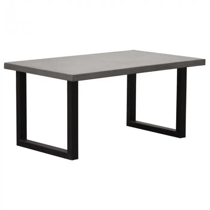Alleen Vandaag Industriële tafelblad betonlook - 220 x 100 cm - Bladdikte 5 cm - Diverse poten