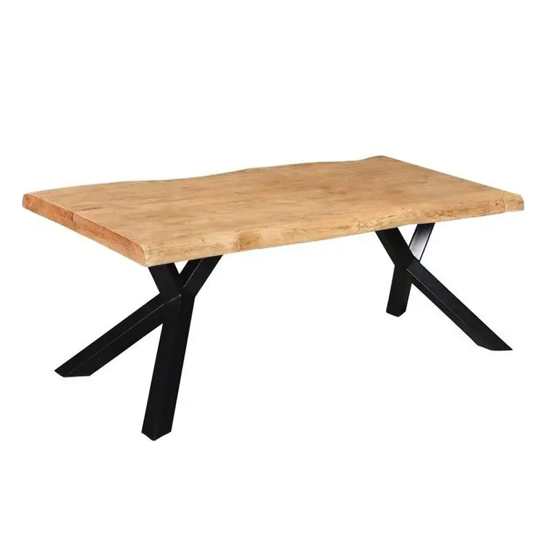 Alleen Vandaag Boomstamtafelblad massief Mango - 200 x 100 cm - Bladdikte 4,0 cm