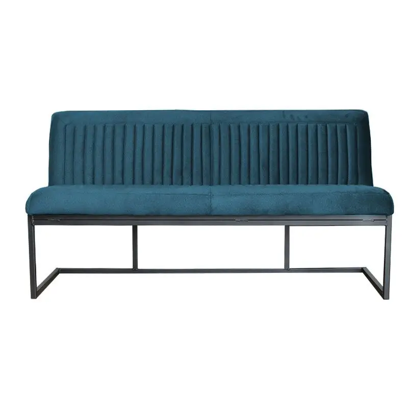 Betaalbaar Eetkamerbank - Lara - stof Element petrol 14 - 160 cm