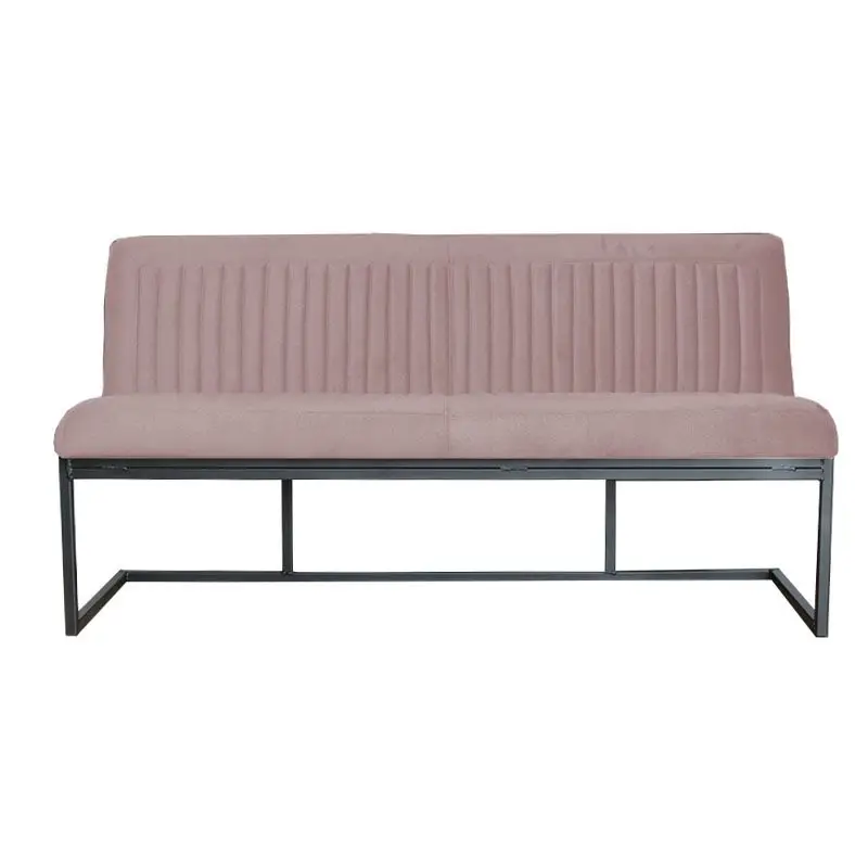 Op = Op Eetkamerbank - Lara - stof Element lichtroze 18 - 160 cm