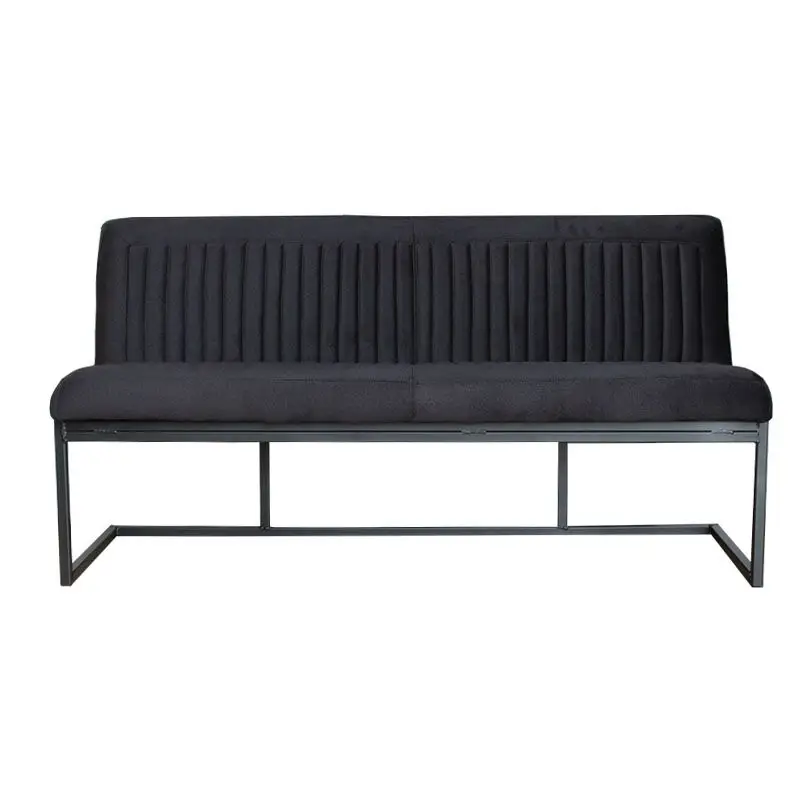 Fabrieksprijs Eetkamerbank - Lara - stof Element antraciet 01 - 140 cm