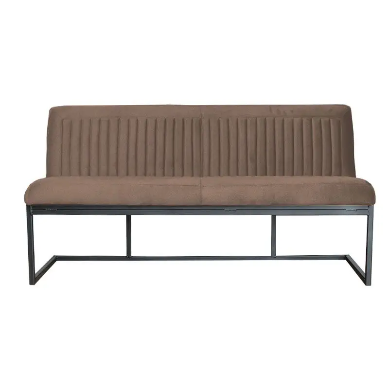 Koop Online Eetkamerbank - Lara - stof Element grijsbruin 05 - 140 cm