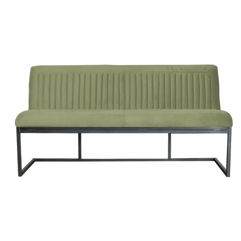 Actieprijs Eetkamerbank - Lara - stof Element lichtgroen 11 - 140 cm