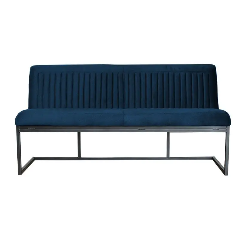 Dagaanbieding Eetkamerbank - Lara - stof Element blauw 13 - 140 cm