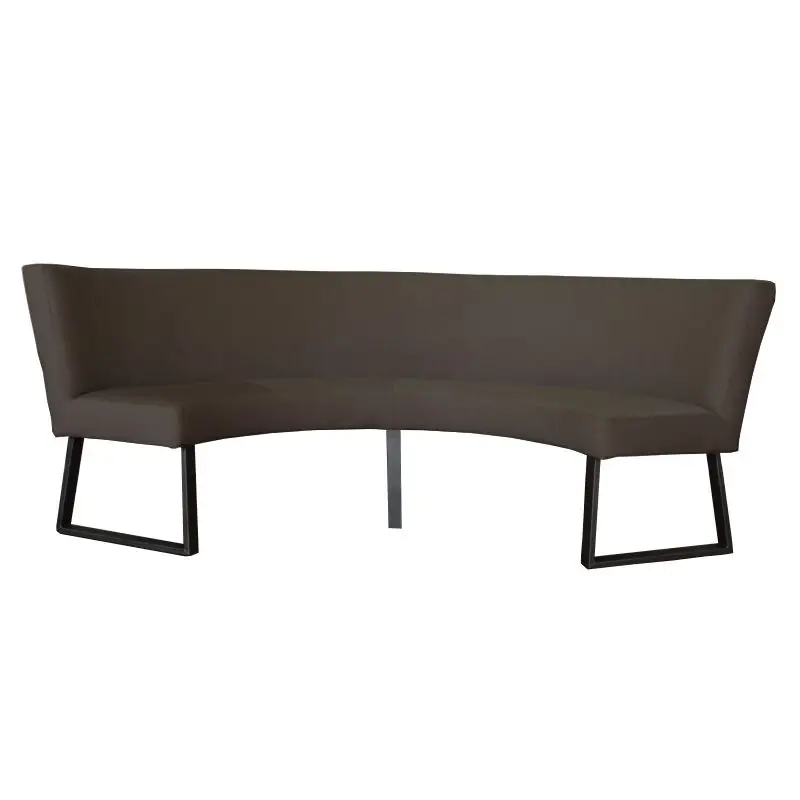 Eetkamerbank - Rotterdam - stof Element antraciet 02 - geschikt voor tafel 130 cm Finale Uitverkoop