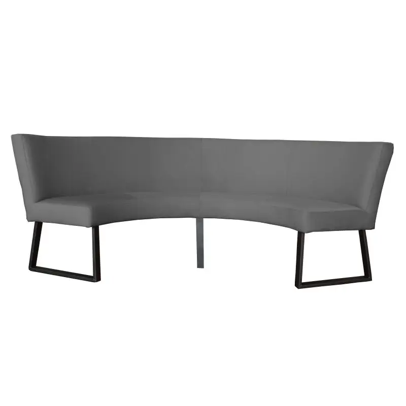 Eetkamerbank - Rotterdam - stof Element cementgrijs 23 - geschikt voor tafel 150 cm Korting