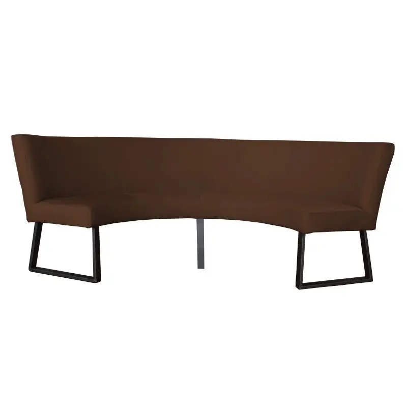 Eetkamerbank - Rotterdam - stof Element donkerbruin 25 - geschikt voor tafel 150 cm Gratis Retour