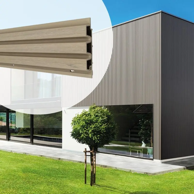 Composiet gevelbekleding rhombus grey - 33 x 169 mm Korting