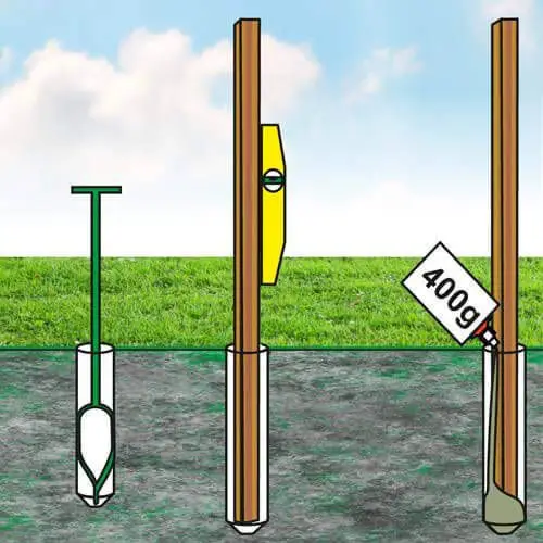 Koop Vandaag Paal-vast lichtgewicht vulmiddel voor tuinpalen (400 gr)