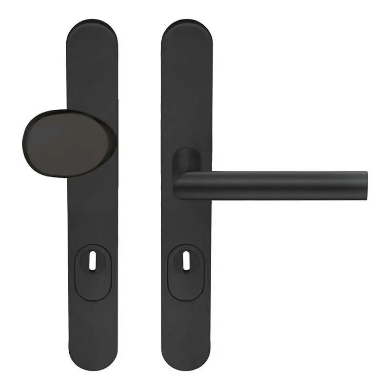 Veiligheidsset knop/kruk Forza - Anna I ovaal kerntrek - Mat Zwart Koopje