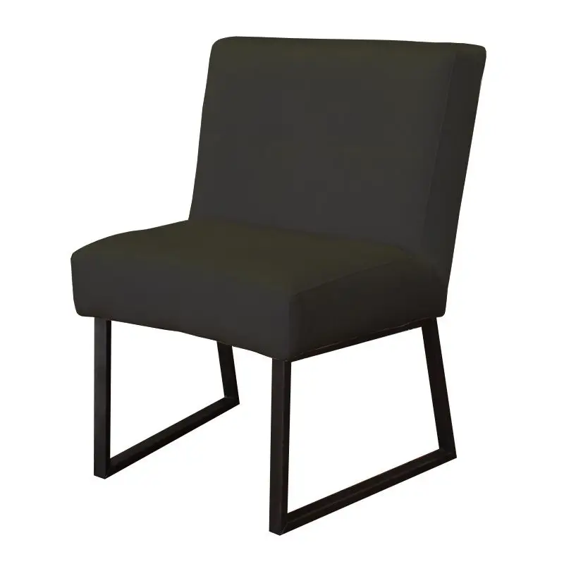 Eetkamerstoel - Rotterdam - geschikt voor ronde tafel - stof Element antraciet 02 Beste Prijs