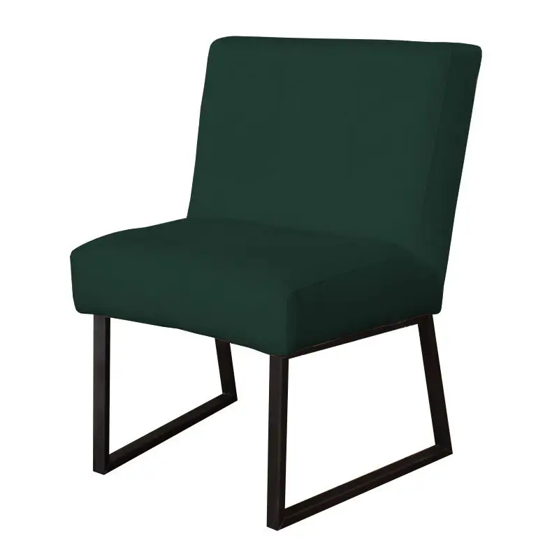 Actieprijs Eetkamerstoel - Rotterdam - geschikt voor ronde tafel - stof Element groen 12