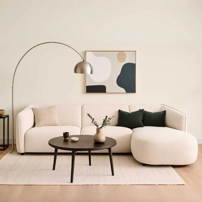 Hoekbank Lesoir chaise longue rechts - Quelle 3 - 1,50 x 2,79 mtr breed Bestel Nu