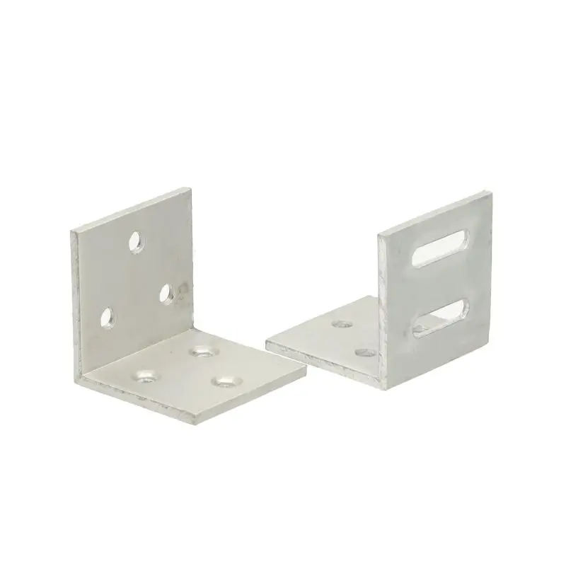 Gratis Retour Bevestigingshoekjes 4 stuks blank aluminium met schroeven