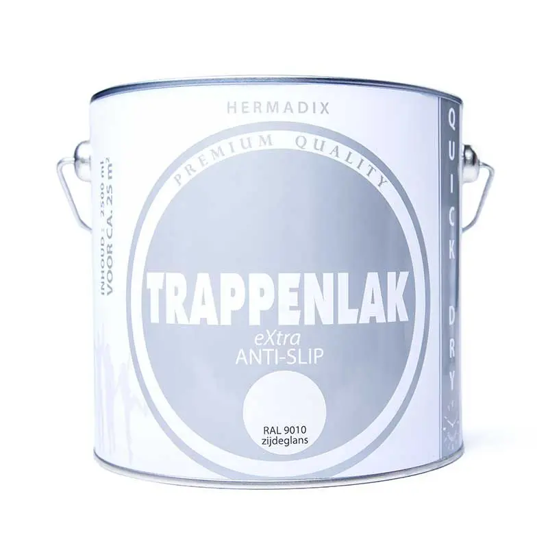 Trappenlak - RAL 9010 (2,5 liter) Uitverkoop