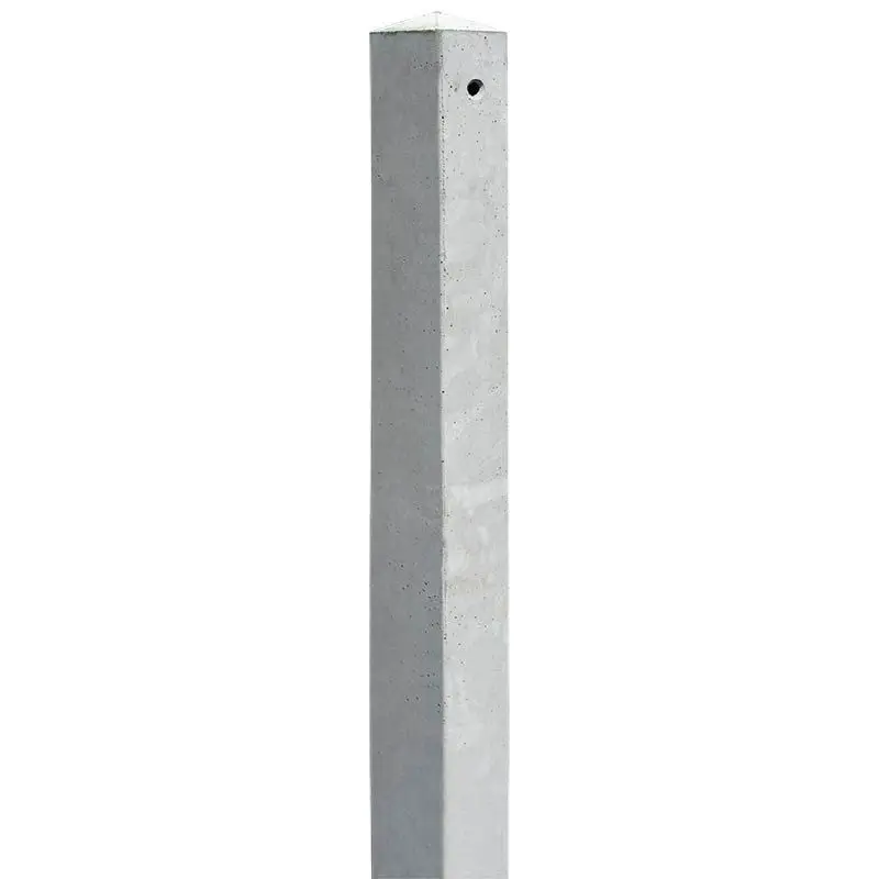 Exclusieve Aanbieding Paal beton diamantkop - tussenpaal - 8,5 x 8,5 cm grijs (280 cm)