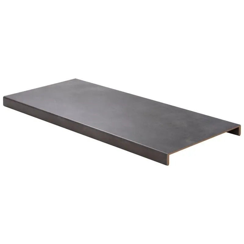 Overzettreden met neus (2 stuks) - PVC toplaag - Graniet - 140 x 60 cm Speciale Aanbieding