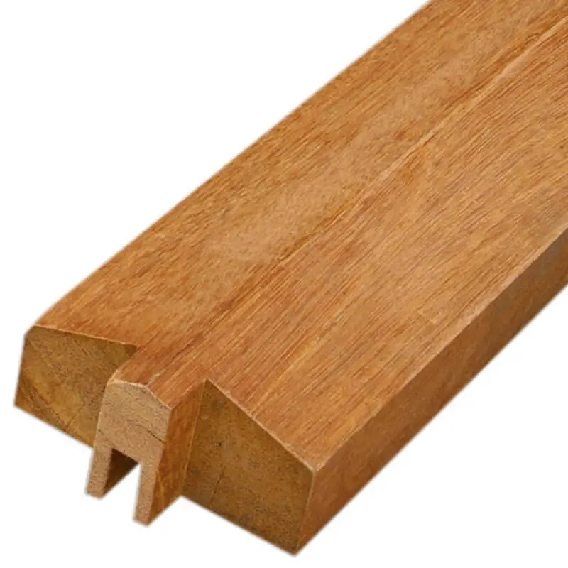 Express Levering Afdeklat hardhout bankirai 3,2 x 6,8 cm dubbelzijdig rabat (180 cm) geschaafd