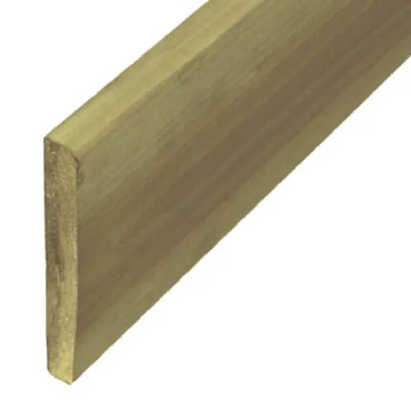 Laatste Versie Schuttingplank vuren 1,8 x 14,5 cm groen geimpregneerd (390 cm) geschaafd