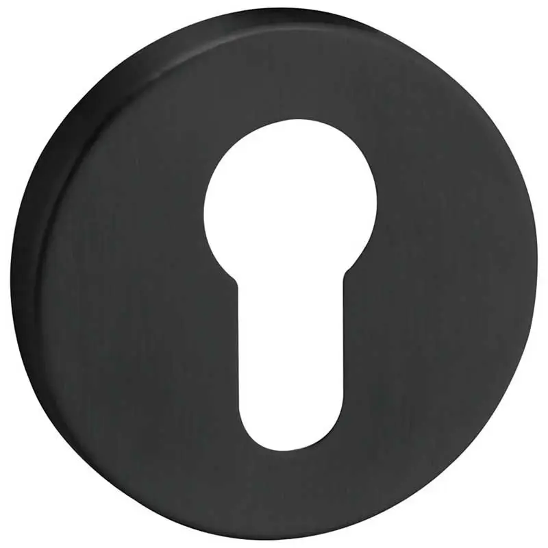 Uitverkoop Deurbeslag - Klikvast KV0150 - Cilinderrozet - Mat zwart