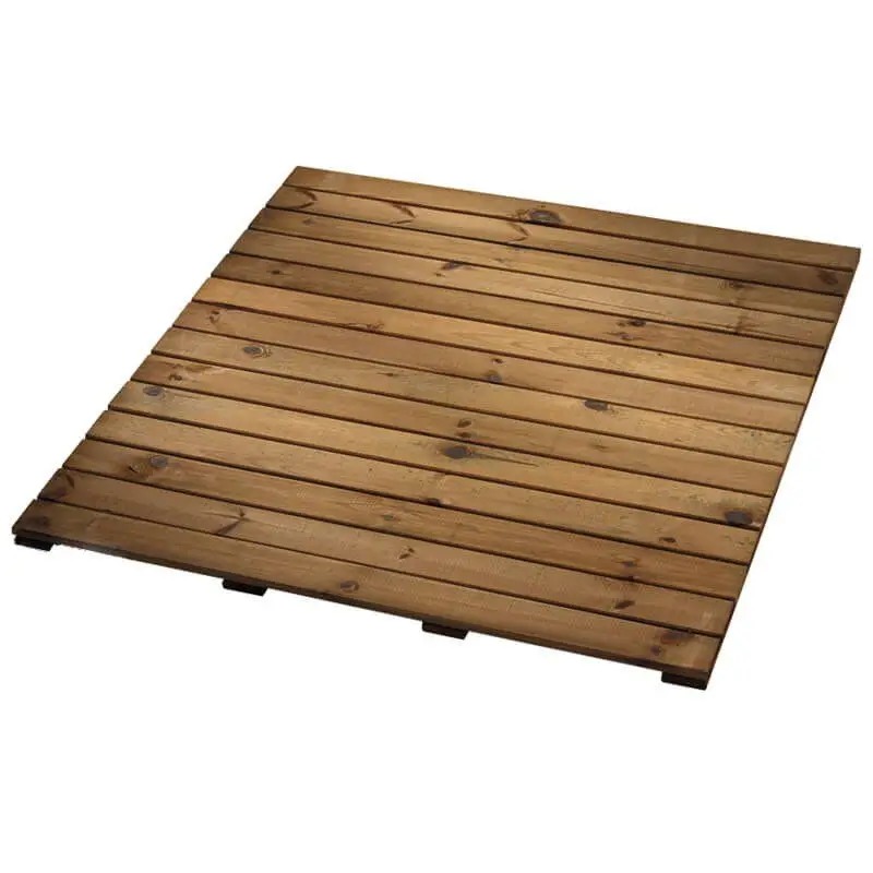 Beperkte Voorraad Terrastegel geïmpregneerd naaldhout Grenen bruin 100 x 100 cm (30 mm)