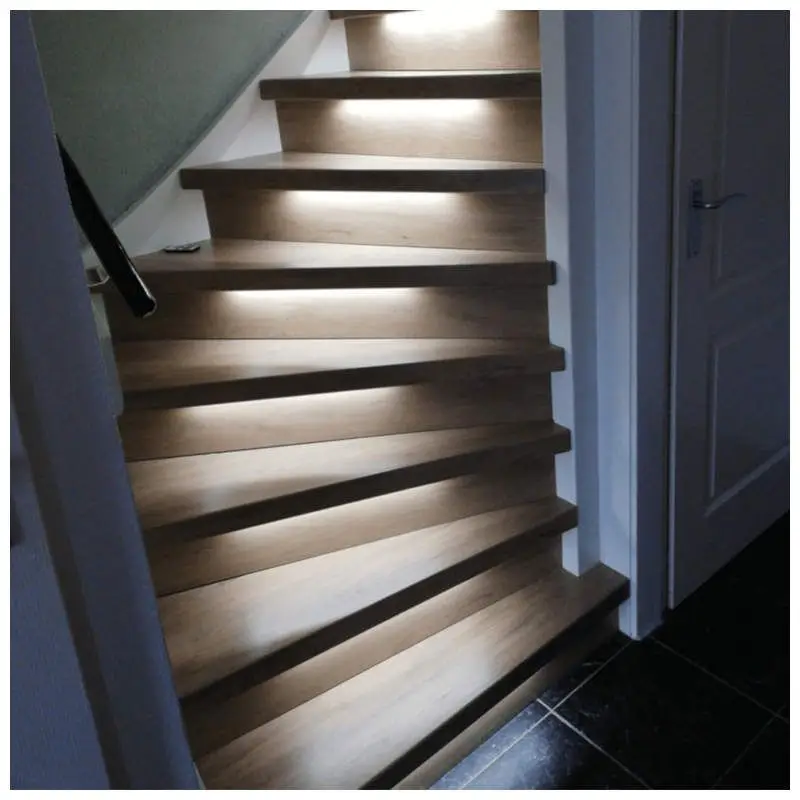 Trapverlichting LED-profiel compleet 50 cm - Set tbv 15 treden - Helder wit Actieprijs