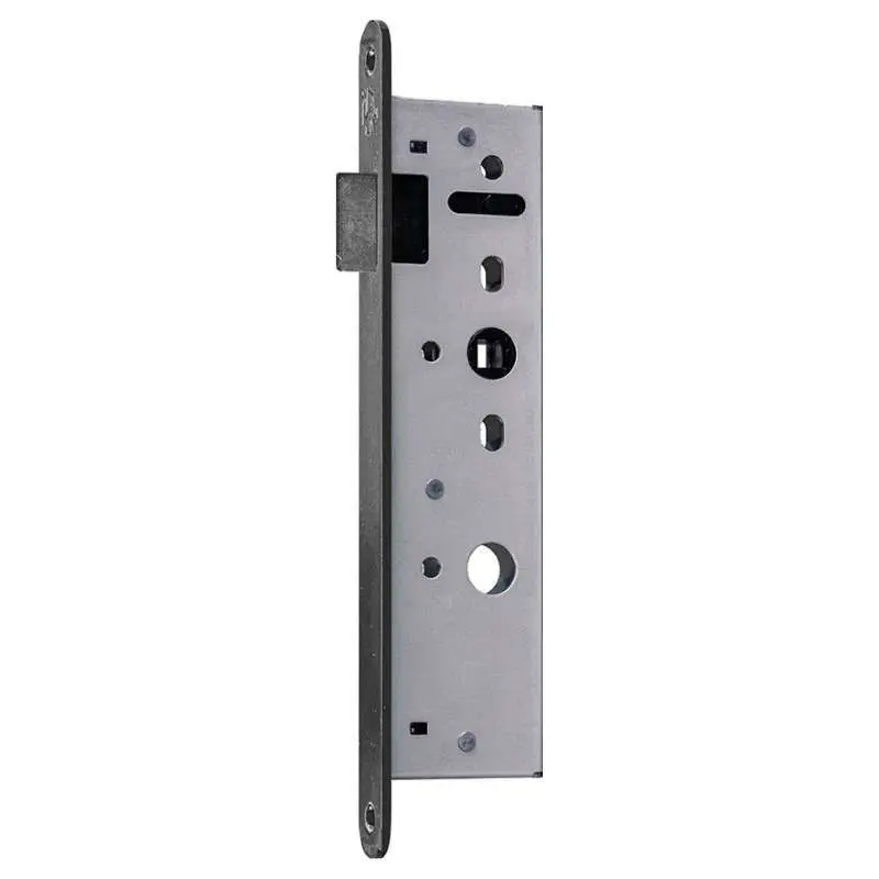 Binnendeurslot voorplaat RVS - Loopslot smal tbv Pronto Legno stomp Express Levering