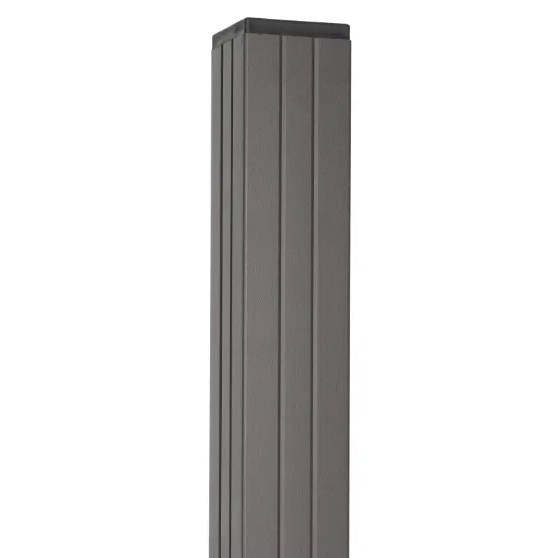 Gecertificeerd Tuinpaal zelfbouw Modular/Mix & Match antraciet aluminium 180 cm tbv 97 cm