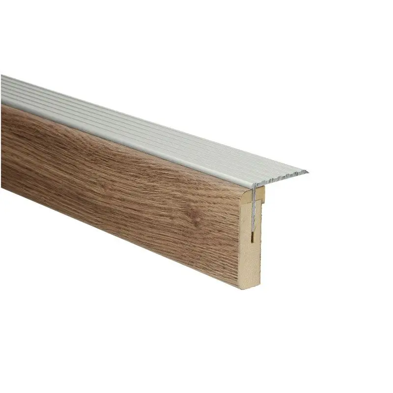 Uitverkoop Uitloopprofiel Zilver - Borlänge Bruin Eik - 136 x 6,3 cm