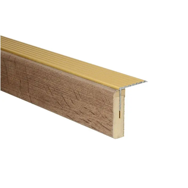 Uitloopprofiel Goud - Borlänge Bruin Eik - 136 x 6,3 cm Speciale Aanbieding