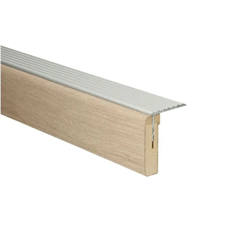 Uitloopprofiel Zilver - Kristianstad Zand Eik - 136 x 6,3 cm Aanbieding