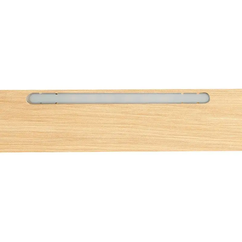 Afwerklijst onderkant - Ledstrip helder wit - Sundsvall Natuur Eik - 140 x 5,5 cm Voordeelprijs