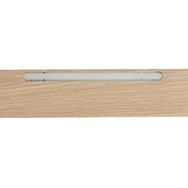 Afwerklijst onderkant - Ledstrip helder wit - Kristianstad Zand Eik - 140 x 5,5 cm Meest Verkocht