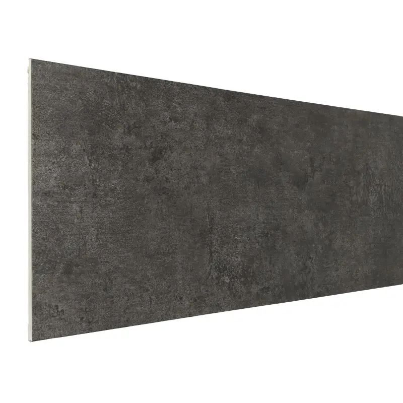 Stootbord - SPC - Beton Zwart - 130 x 20 cm Aanbieding