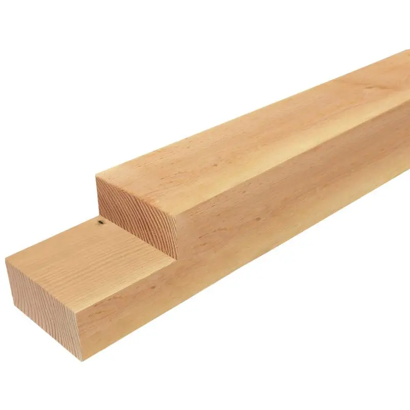 Tussenpaal Douglas 15 x 15 cm (2,40 meter) gezaagd met 1 keep (7 x 15 cm) Beste Prijs