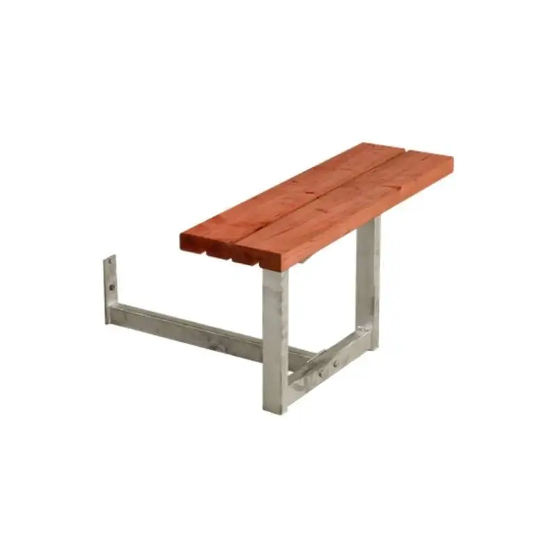 Aanbouwbank vuren geimpregneerd - Basic gegrond teak 1 zitplek 41 x 77 x 45 cm Bestseller