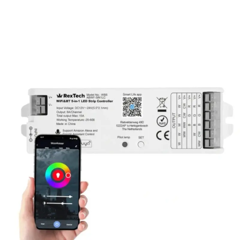 Trapverlichting ledstrip controller met wifi module Fabrieksprijs