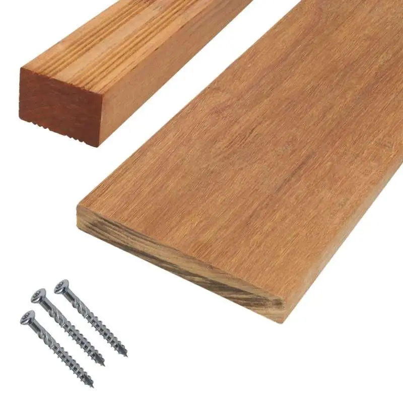 Hete Deal Vlonderplank totaalpakket hardhout Ipé 2,1 x 14,5 cm (2,75 mtr) geschaafd