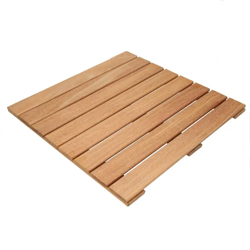 Terrastegel hardhout Cumaru 50 x 50 cm (22 mm) vlak geschaafd Gecertificeerd