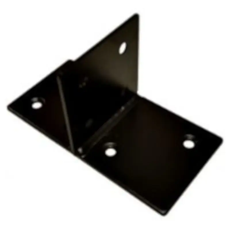 Alleen Vandaag Houtverbinding T-stuk - verzinkt en zwart gepoedercoat - 85 x 85 mm