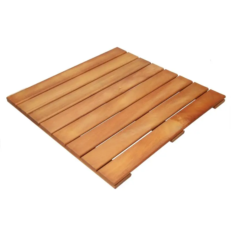 Terrastegel hardhout Almendrillo 50 x 50 cm (22 mm) vlak geschaafd - geolied Gereduceerde Prijs
